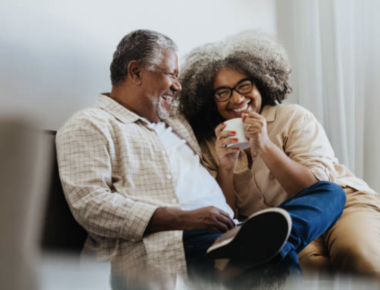 relationship attachment styles couple on couch together